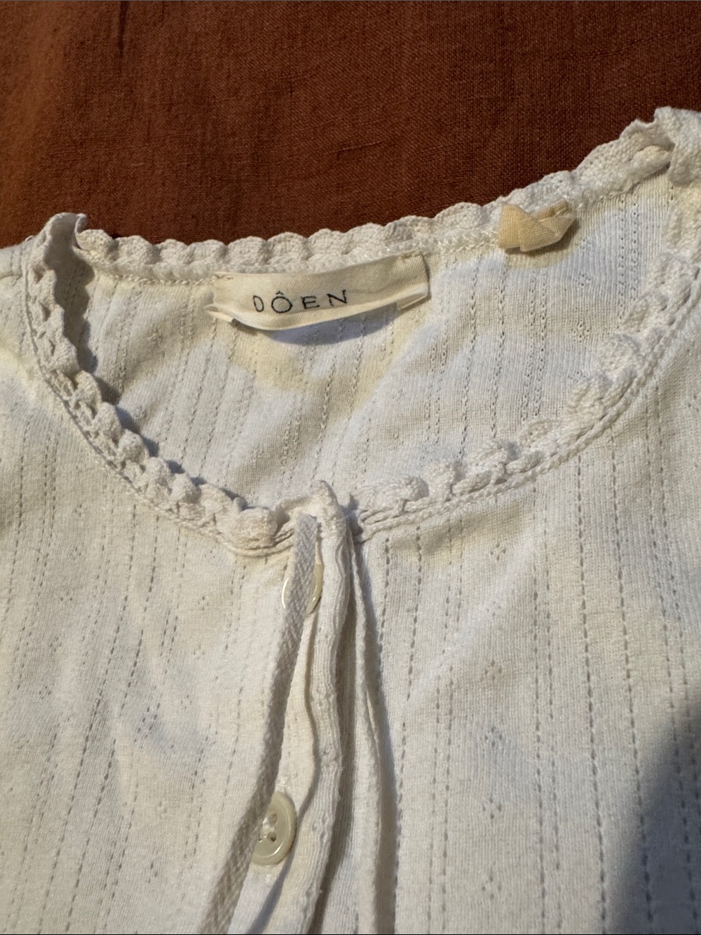 Doen Pointelle Top - Picture 2 of 3